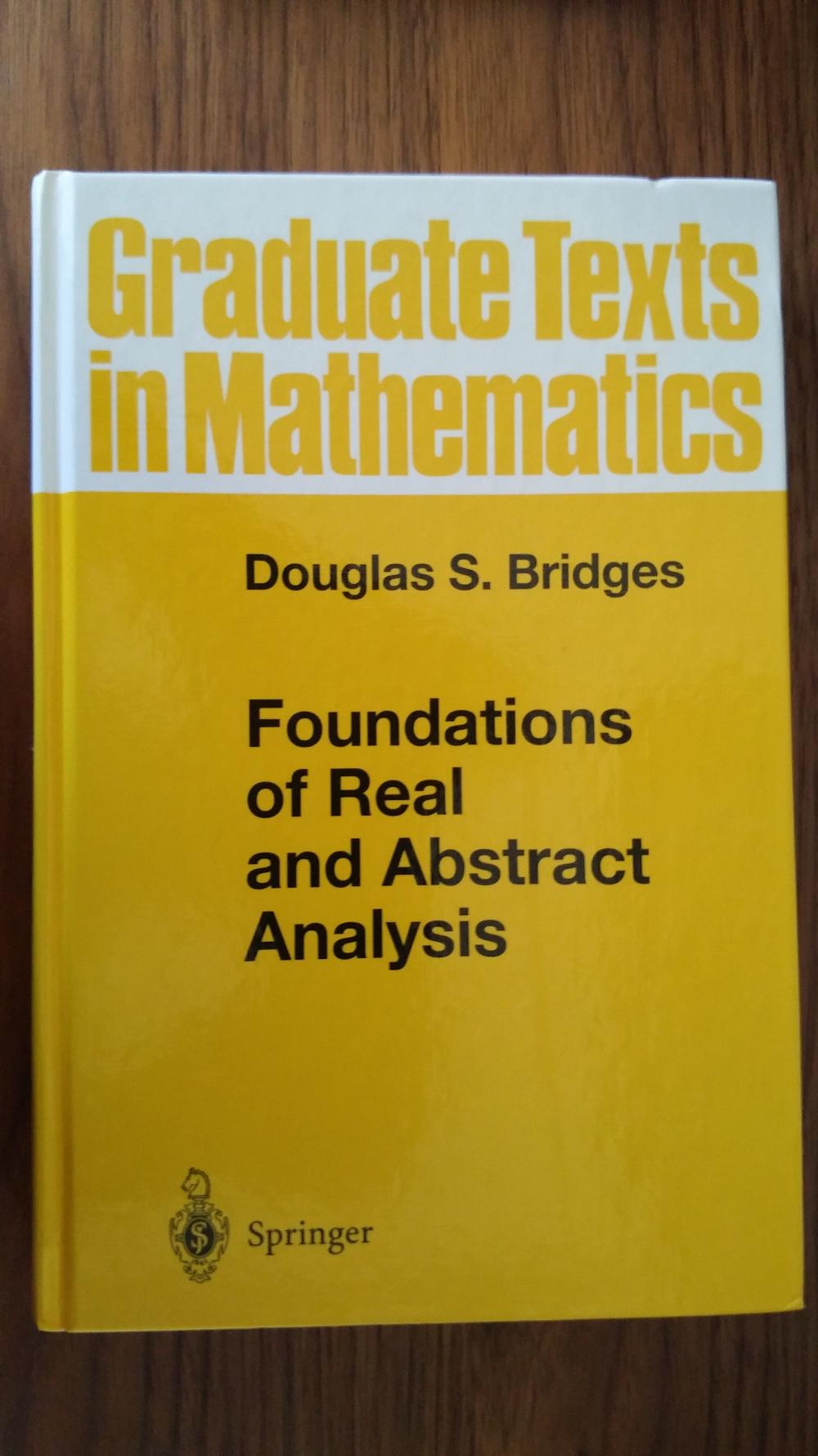 Lecture notes | Douglas S. Bridges